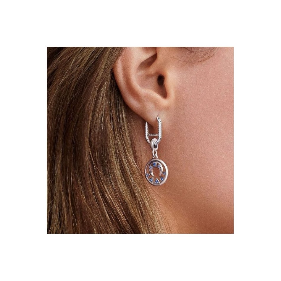 ME Silver Pave Single Link Earring Pandora NZ