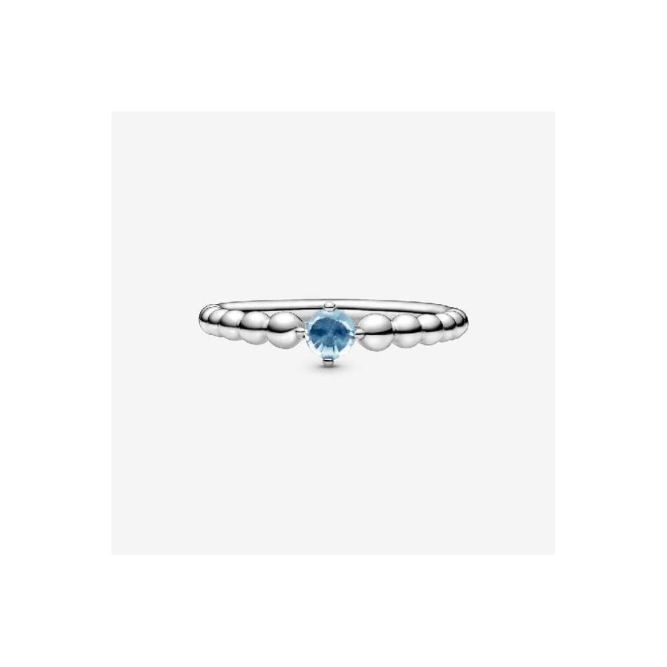 March Birthstone Beaded Ring Pandora NZ