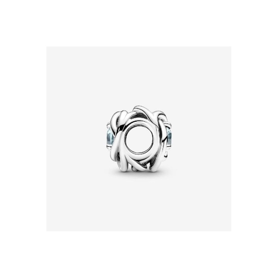 March Birthstone Eternity Circle Charms Pandora NZ
