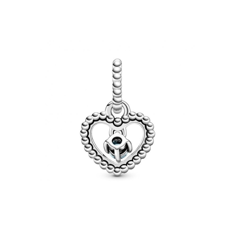 March Birthstone Heart Charms Pandora NZ