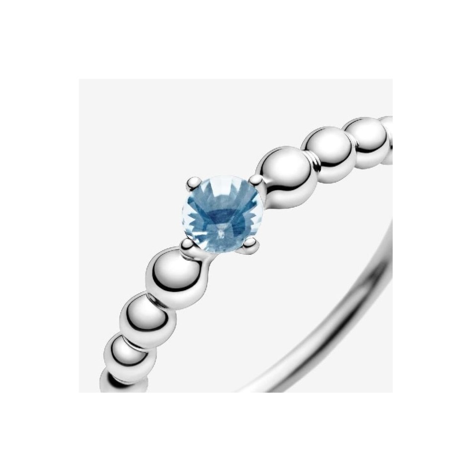 March Pandora NZ Brand Birthstone Beaded Ring