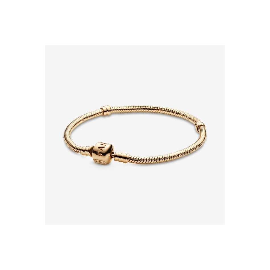 Moments 14kt Brand Pandora NZ Gold Snake Chain Bracelet