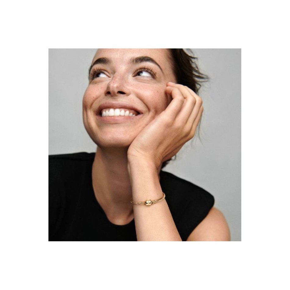 Moments 14kt Brand Pandora NZ Gold Snake Chain Bracelet