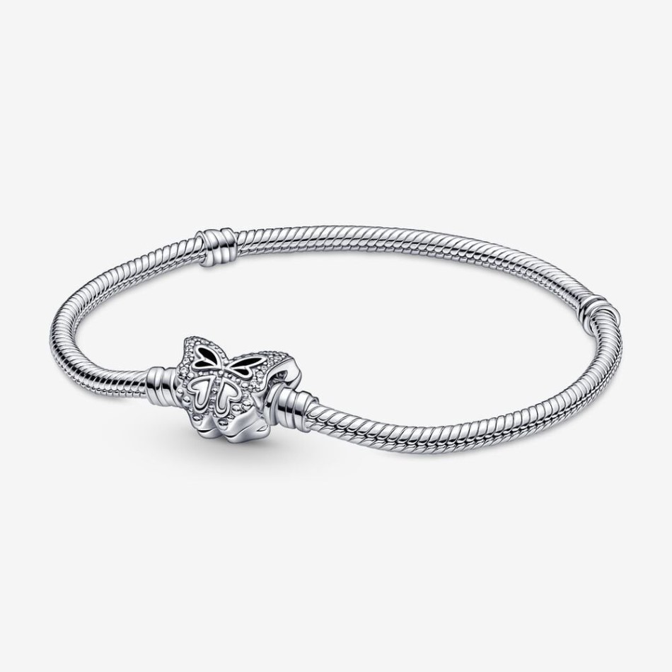 Moments Butterfly Clasp Snake Pandora NZ Chain Bracelet