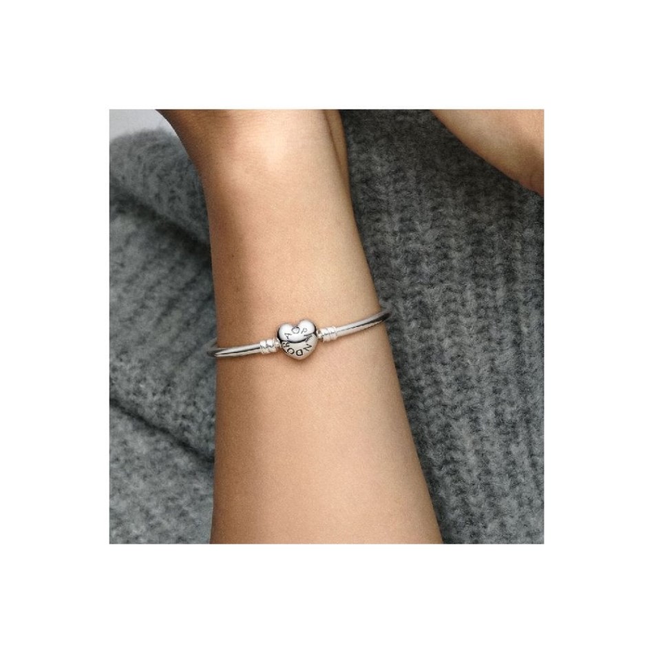 Moments Heart Clasp Pandora NZ Bangle
