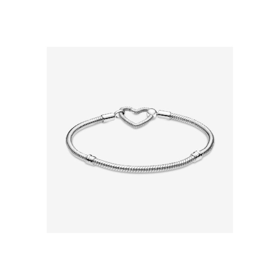 Moments Heart Closure Snake Brand Pandora NZ Chain Bracelet