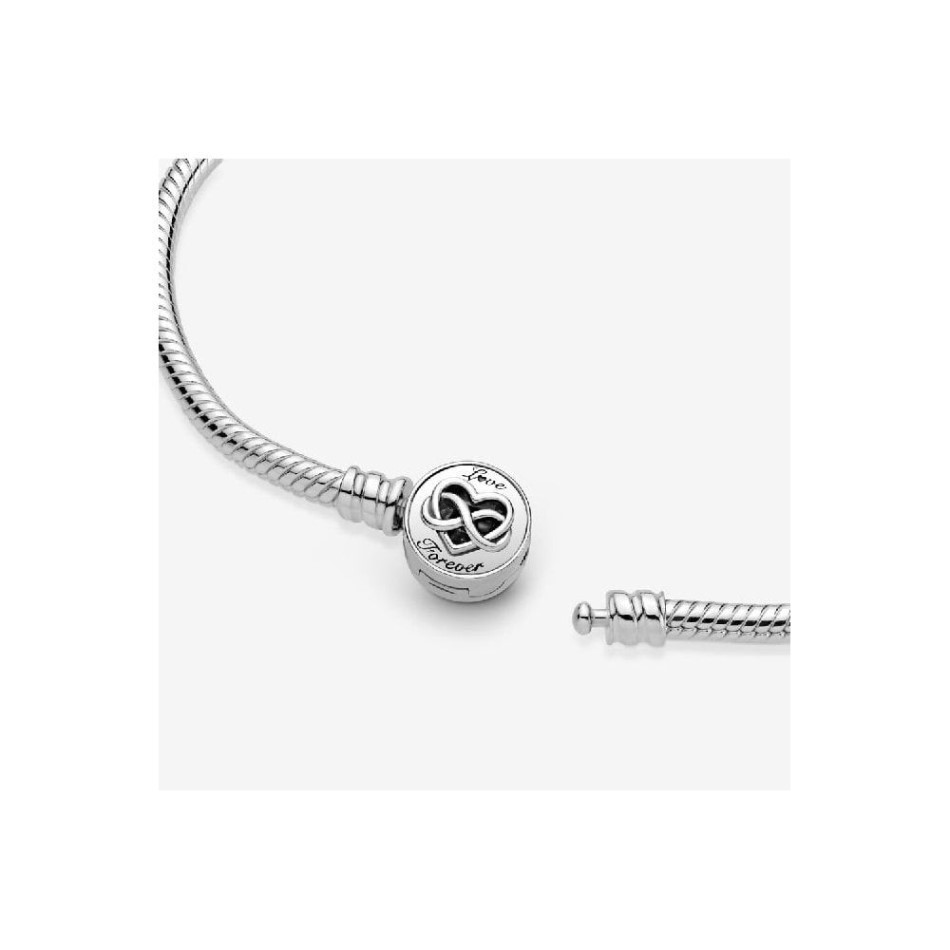 Moments Heart Pandora NZ Infinity Clasp Snake Chain Bracelet