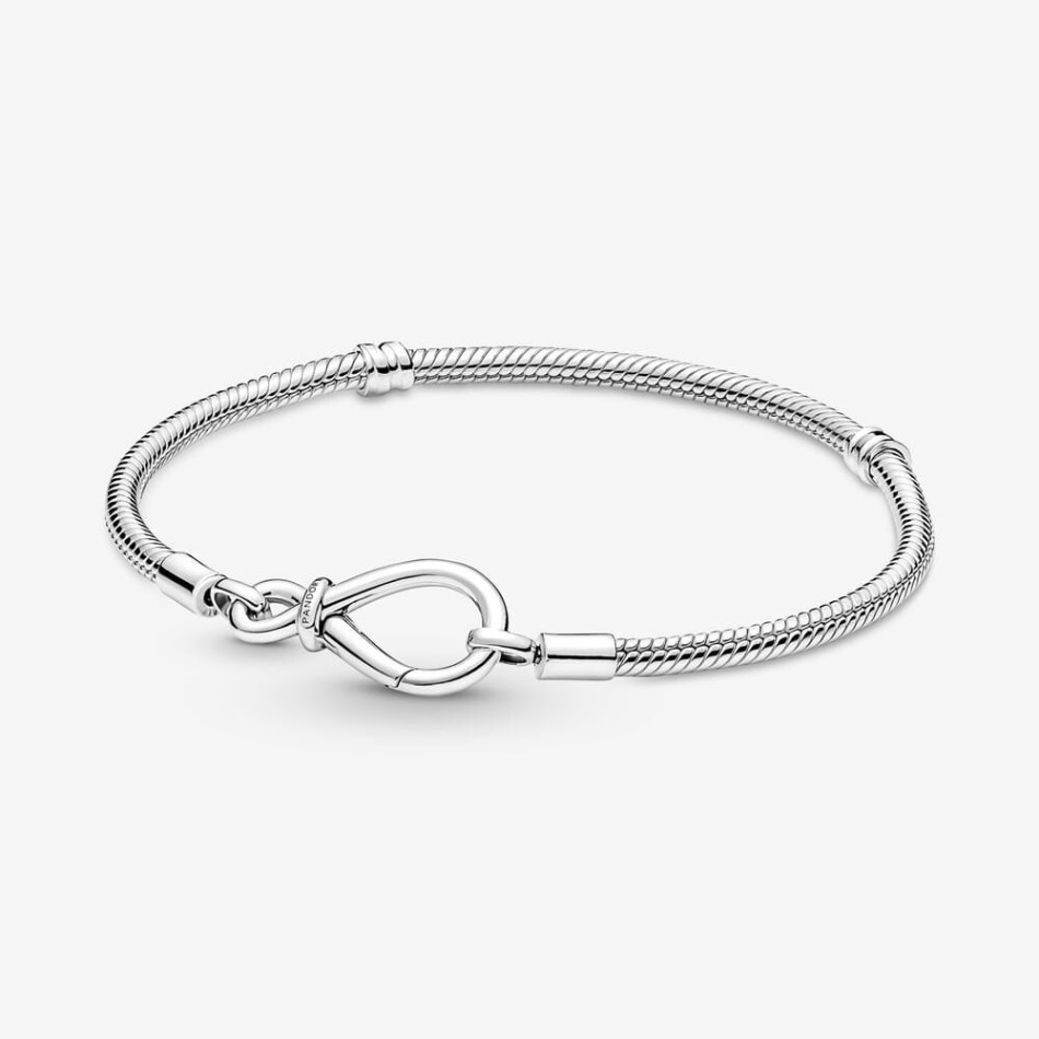 Moments Infinity Knot Snake Chain Bracelet Brand Pandora NZ