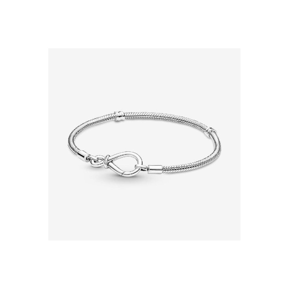 Moments Pandora NZ Infinity Knot Snake Chain Bracelet