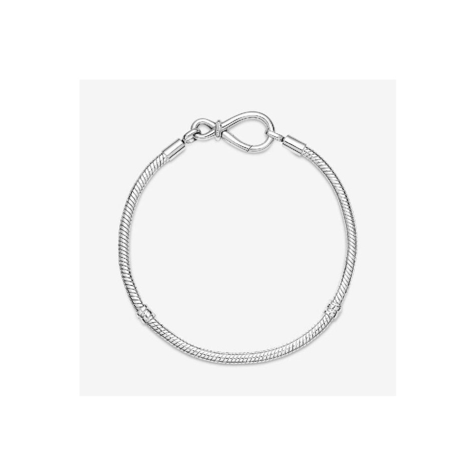 Moments Pandora NZ Infinity Knot Snake Chain Bracelet