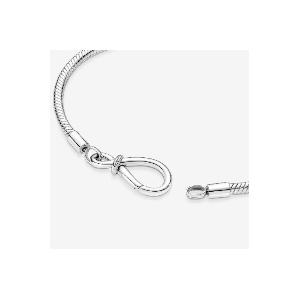 Moments Pandora NZ Infinity Knot Snake Chain Bracelet