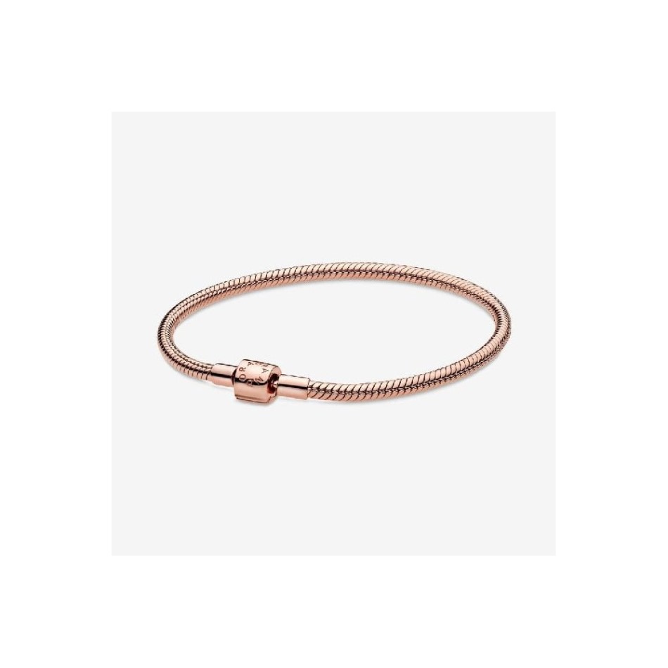 Moments Rose Barrel Clasp Snake Chain Bracelet Pandora NZ