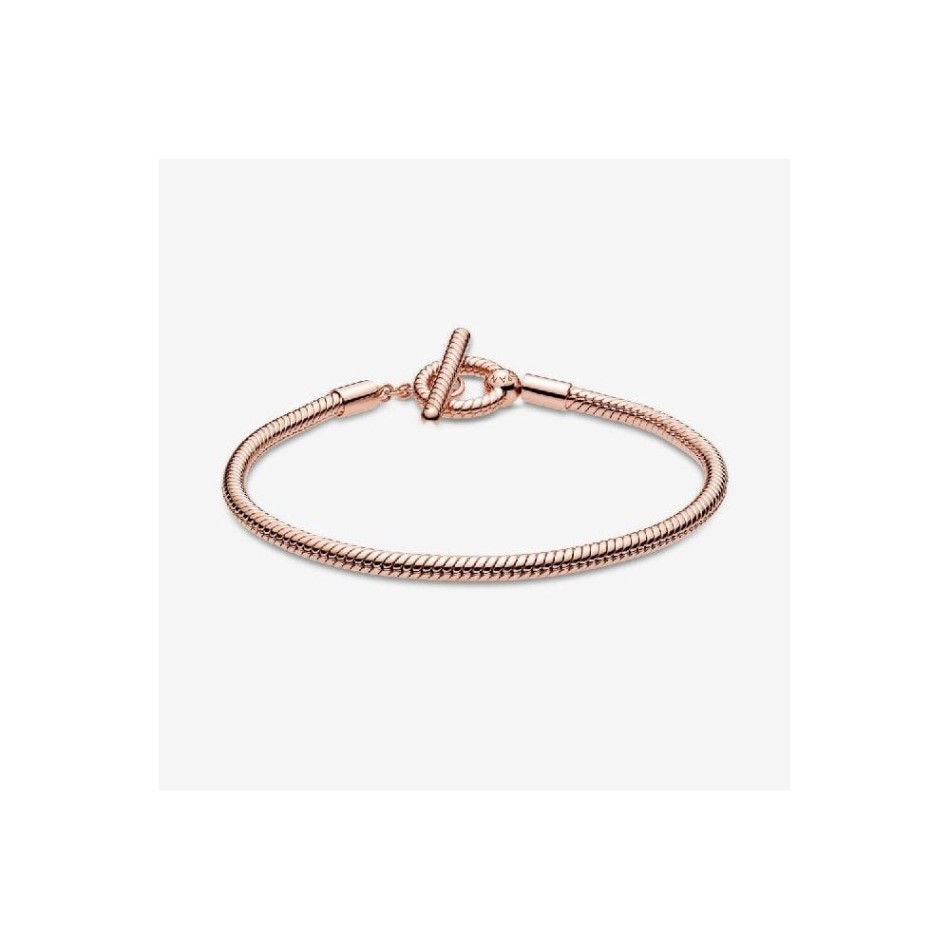 Moments Rose Fashion Pandora NZ T-Bar Snake Chain Bracelet