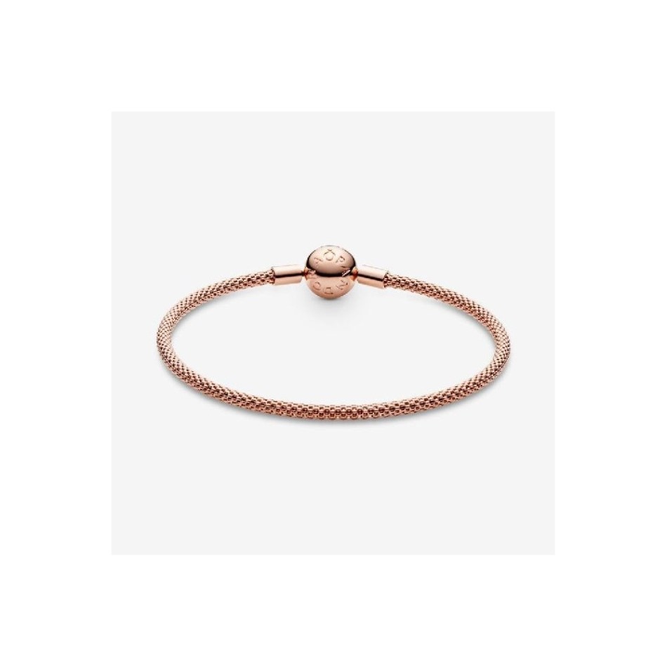 Moments Rose Mesh Bangle Pandora NZ