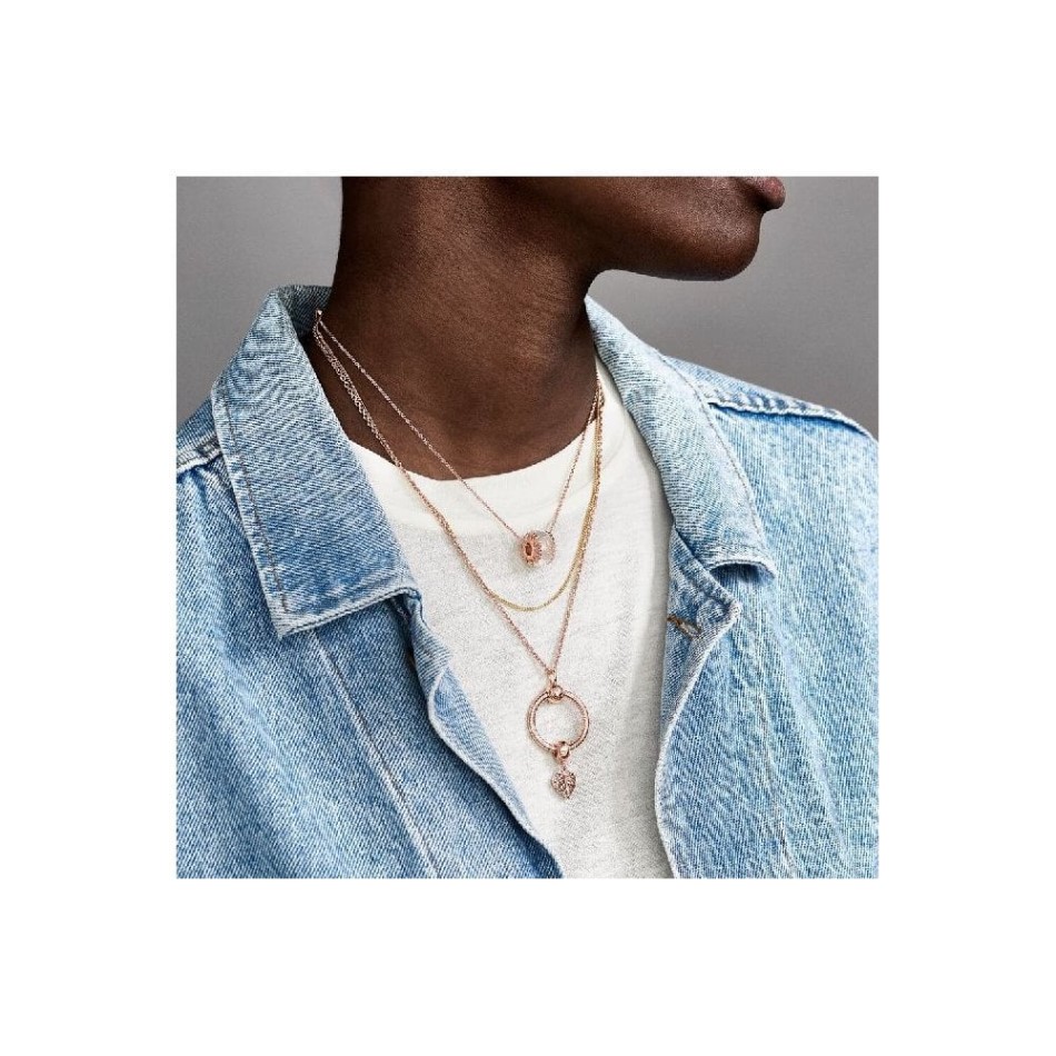Moments Rose Small O Pendant Pandora NZ