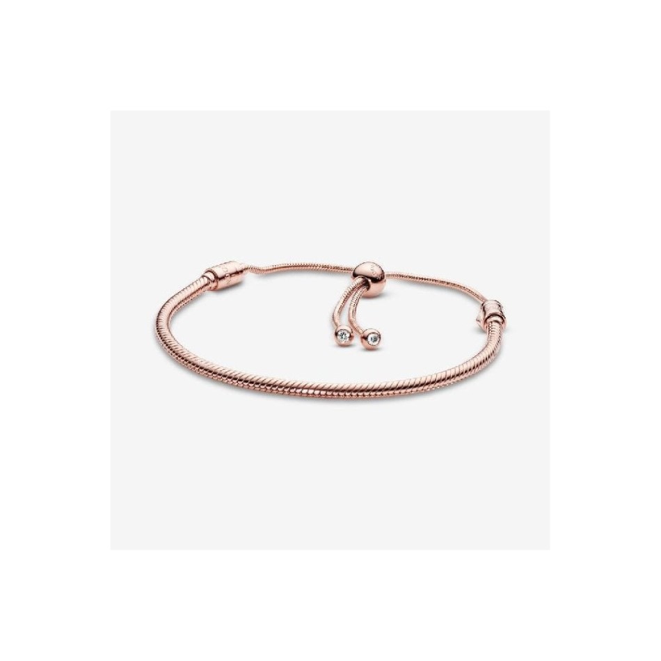 Moments Rose Snake Chain Slider Bracelet Pandora NZ