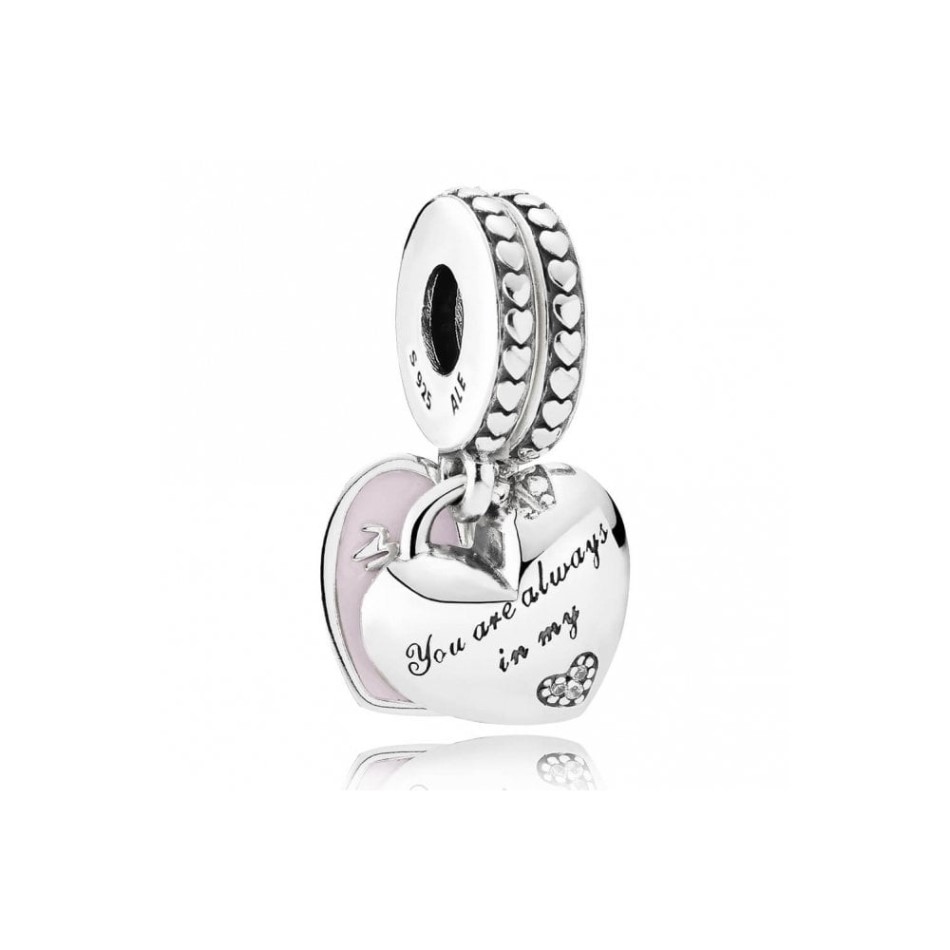 Mother & Daughter Hearts Dangle Charms Pandora NZ