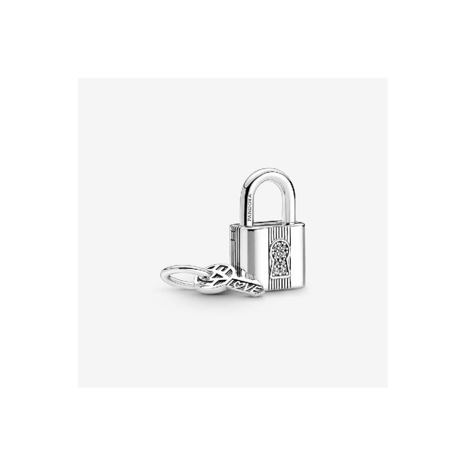 Padlock and Key Dangle Charms Pandora NZ