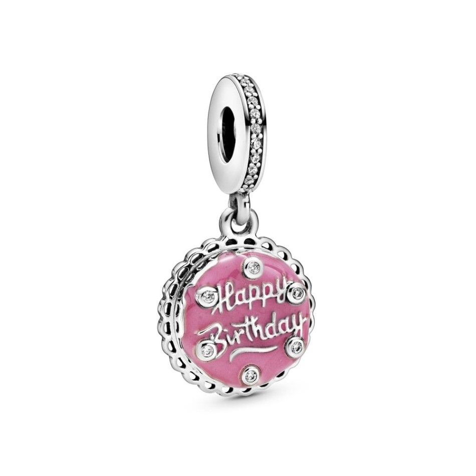 Pink Birthday Cake Dangle Charms Pandora NZ