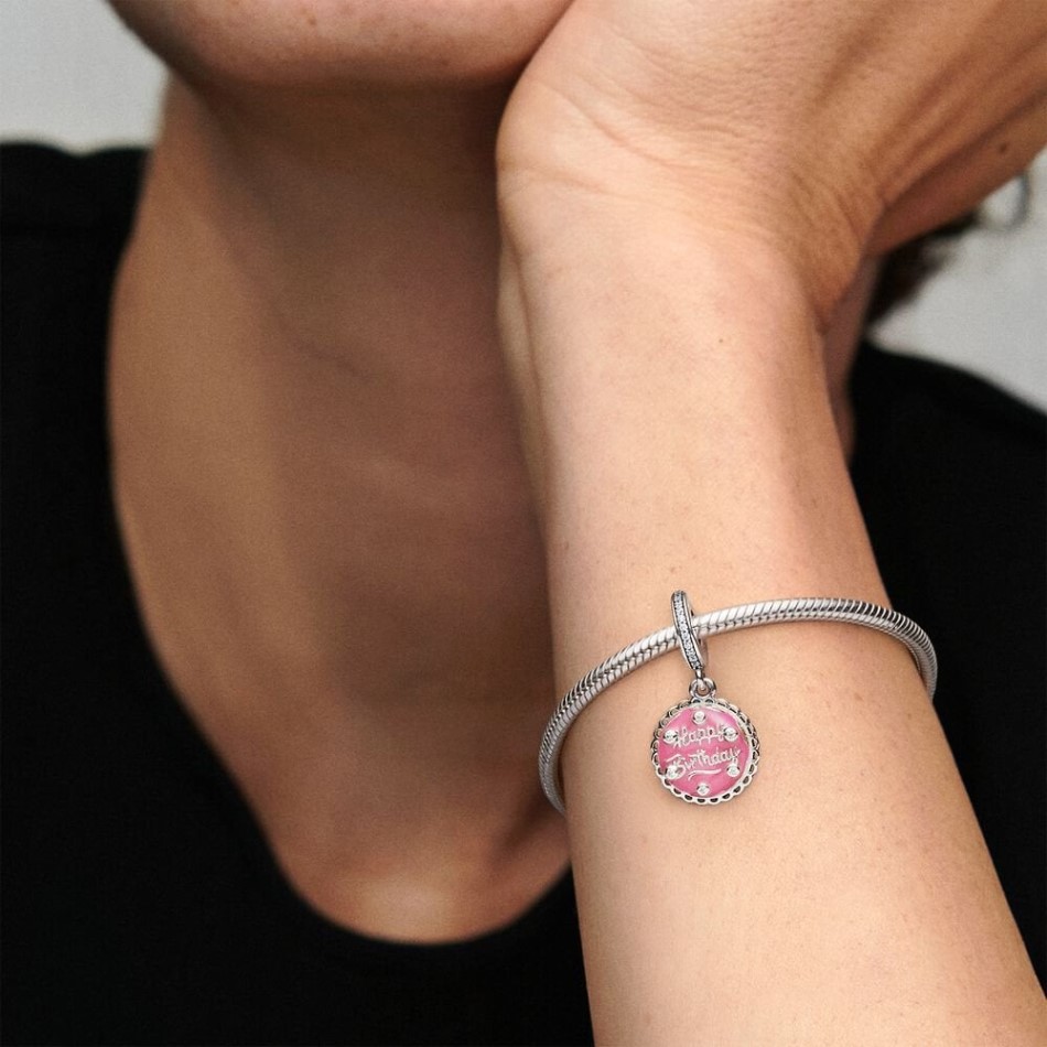 Pink Birthday Cake Dangle Charms Pandora NZ