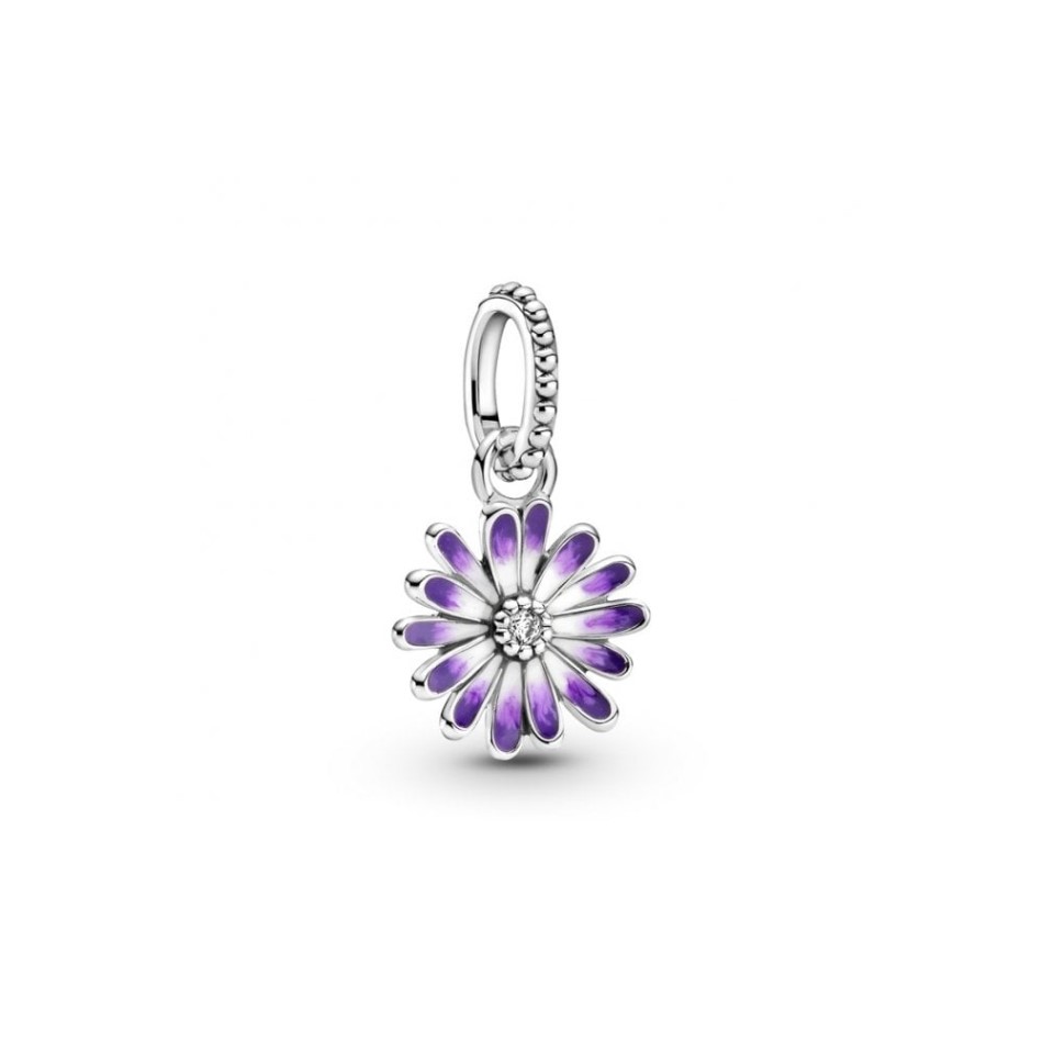 Purple Daisy Dangle Charms Pandora NZ