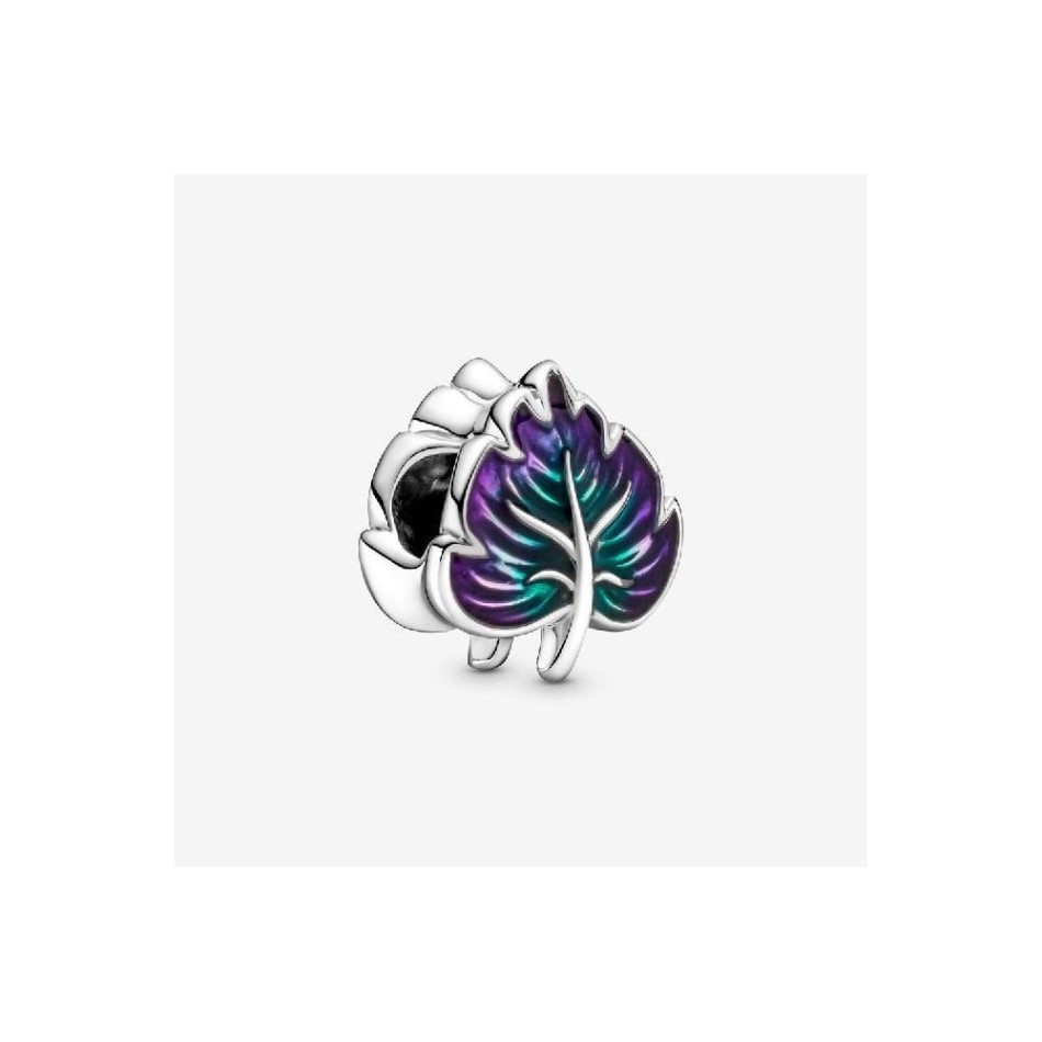 Purple & Green Leaf Charms Pandora NZ