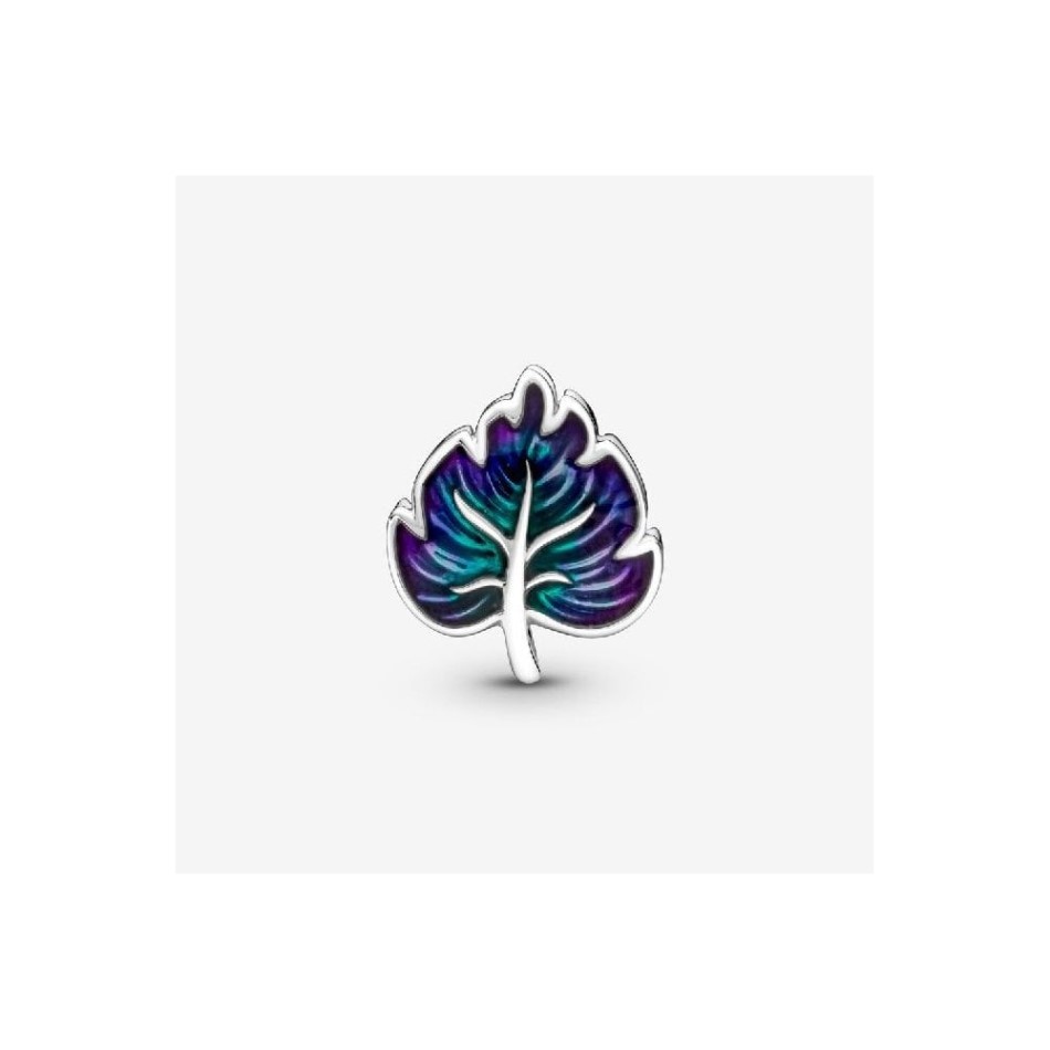 Purple & Green Leaf Charms Pandora NZ
