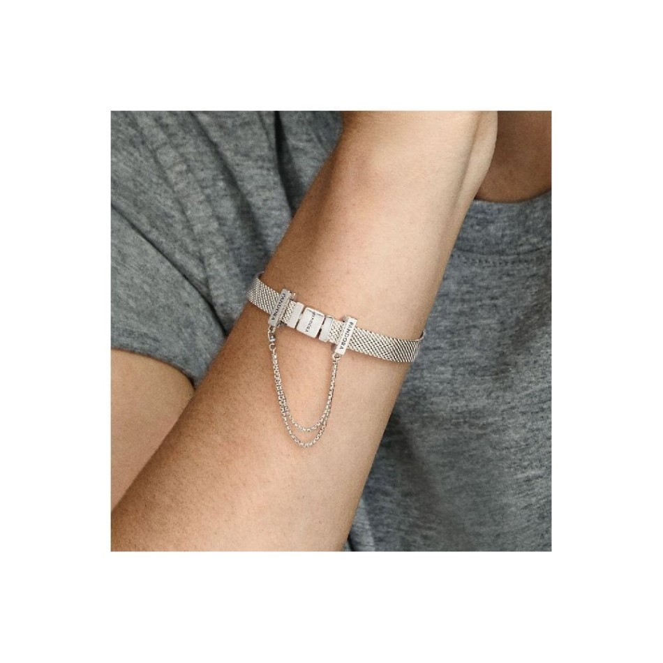 Reflexions Safety Chain Clip Charm Pandora NZ