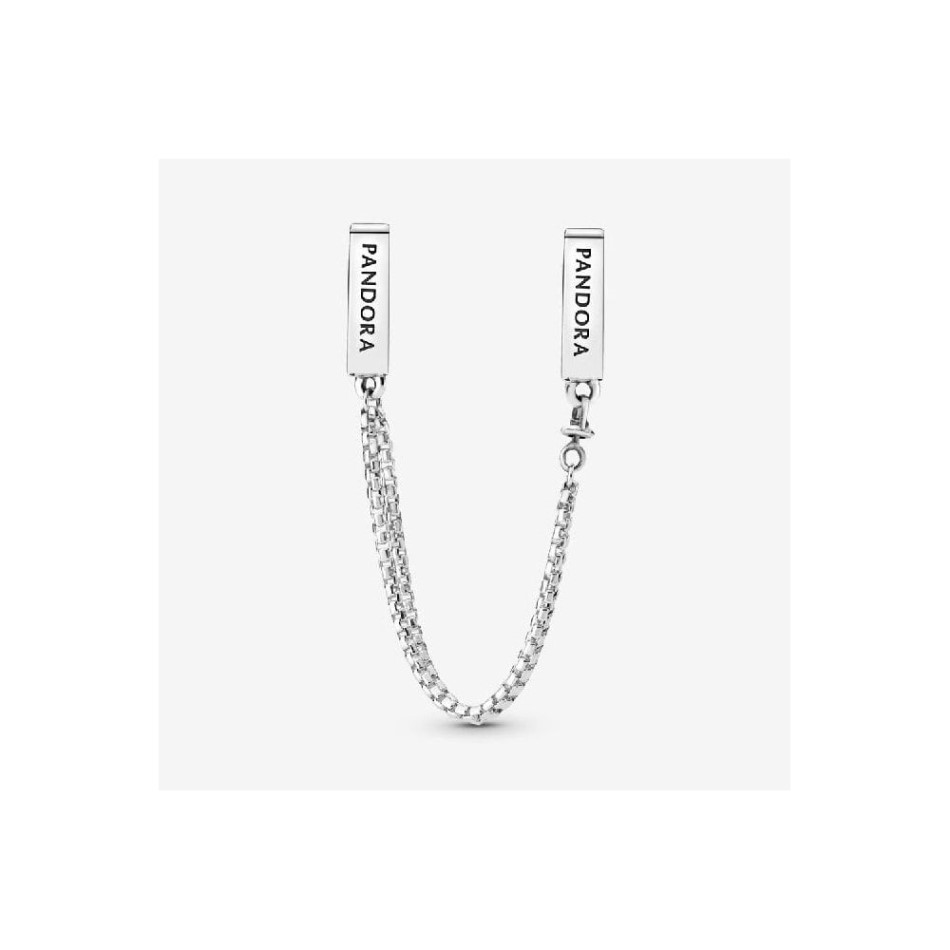 Reflexions Sparkling Safety Chain Clip Charm Pandora NZ