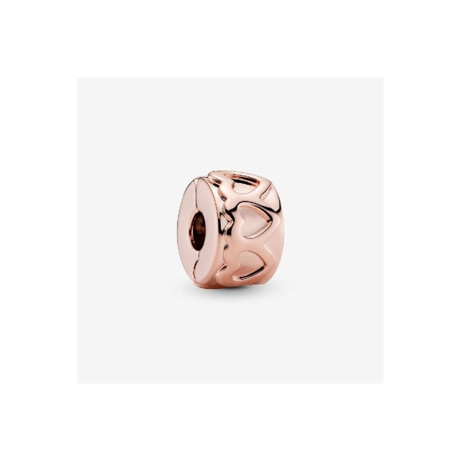 Rose Band of Hearts Clip Charms Pandora NZ