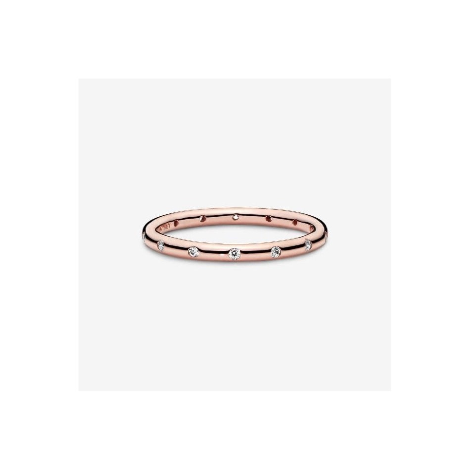 Rose Brand Pandora NZ Simple Sparkling Band Ring