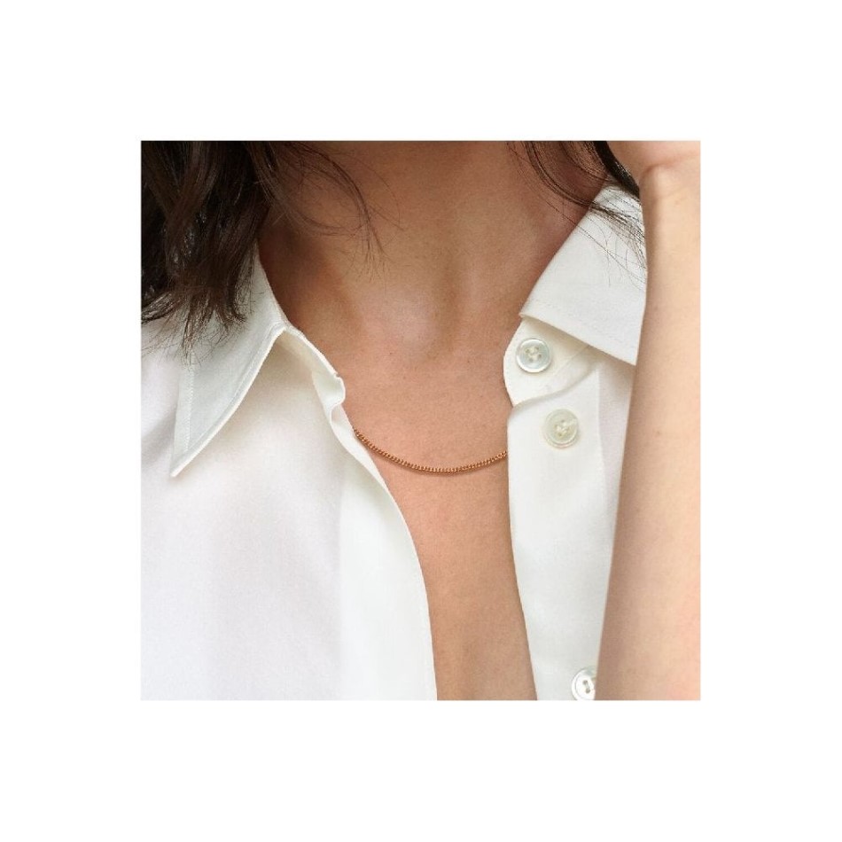 Rose Curb Chain Necklace Pandora NZ