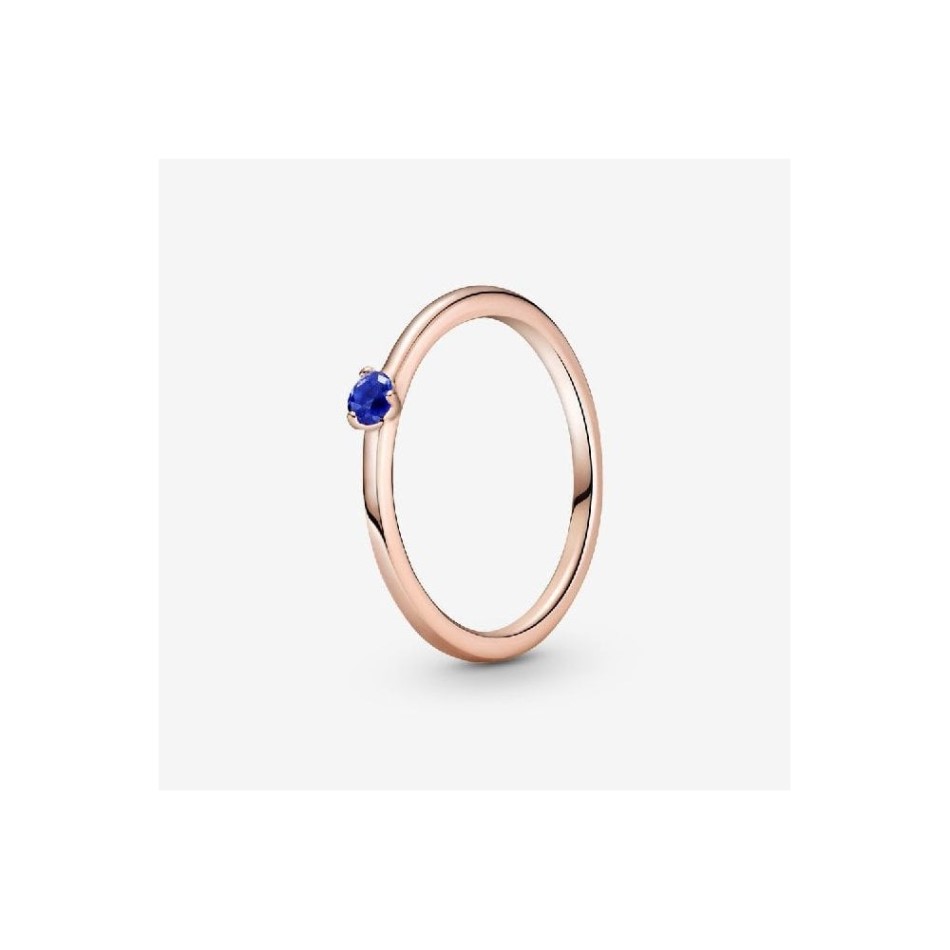 Rose Fashion Pandora NZ Stellar Blue Solitaire Ring