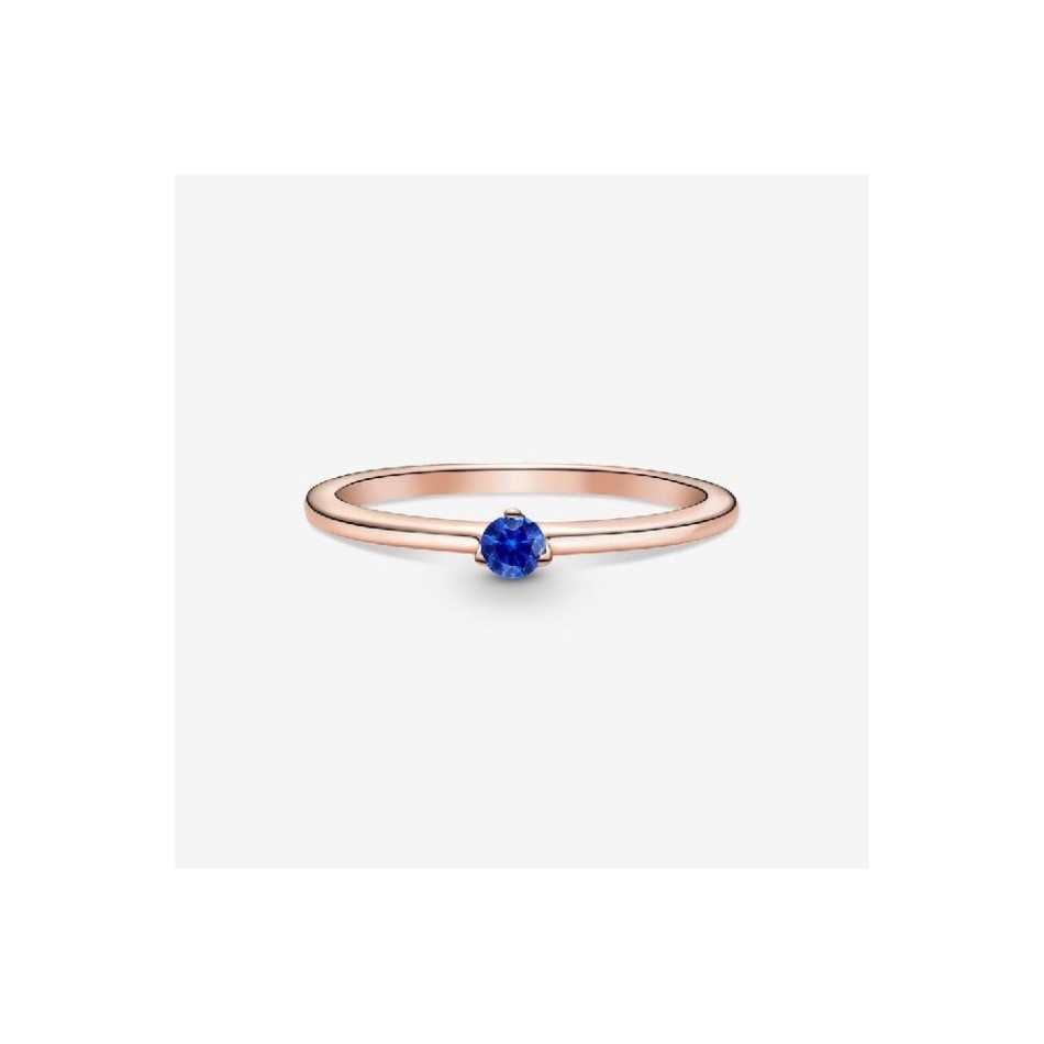 Rose Fashion Pandora NZ Stellar Blue Solitaire Ring