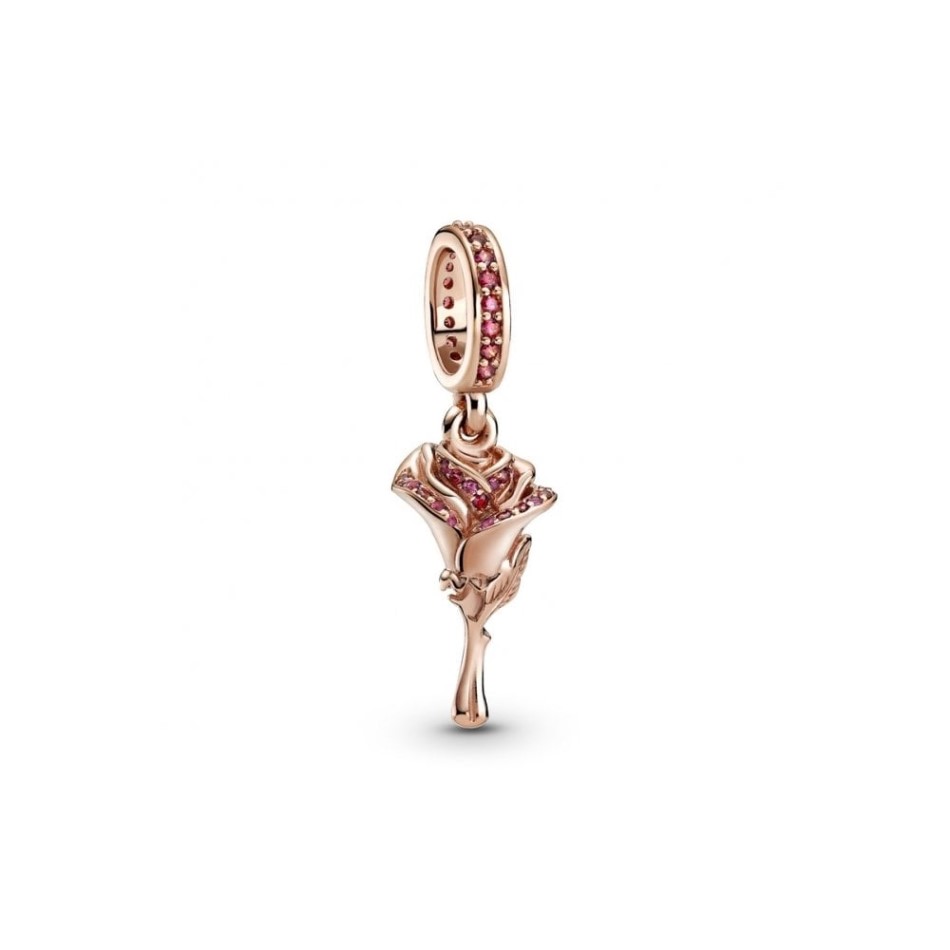 Rose Flower Dangle Charms Pandora NZ