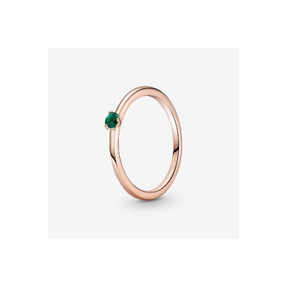 Rose Green Solitaire Ring Pandora NZ