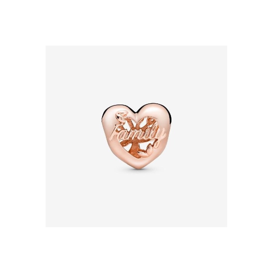 Rose Openwork Family Tree Heart Charms Pandora NZ