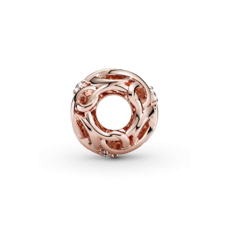 Rose Openwork Woven Infinity Charms Pandora NZ