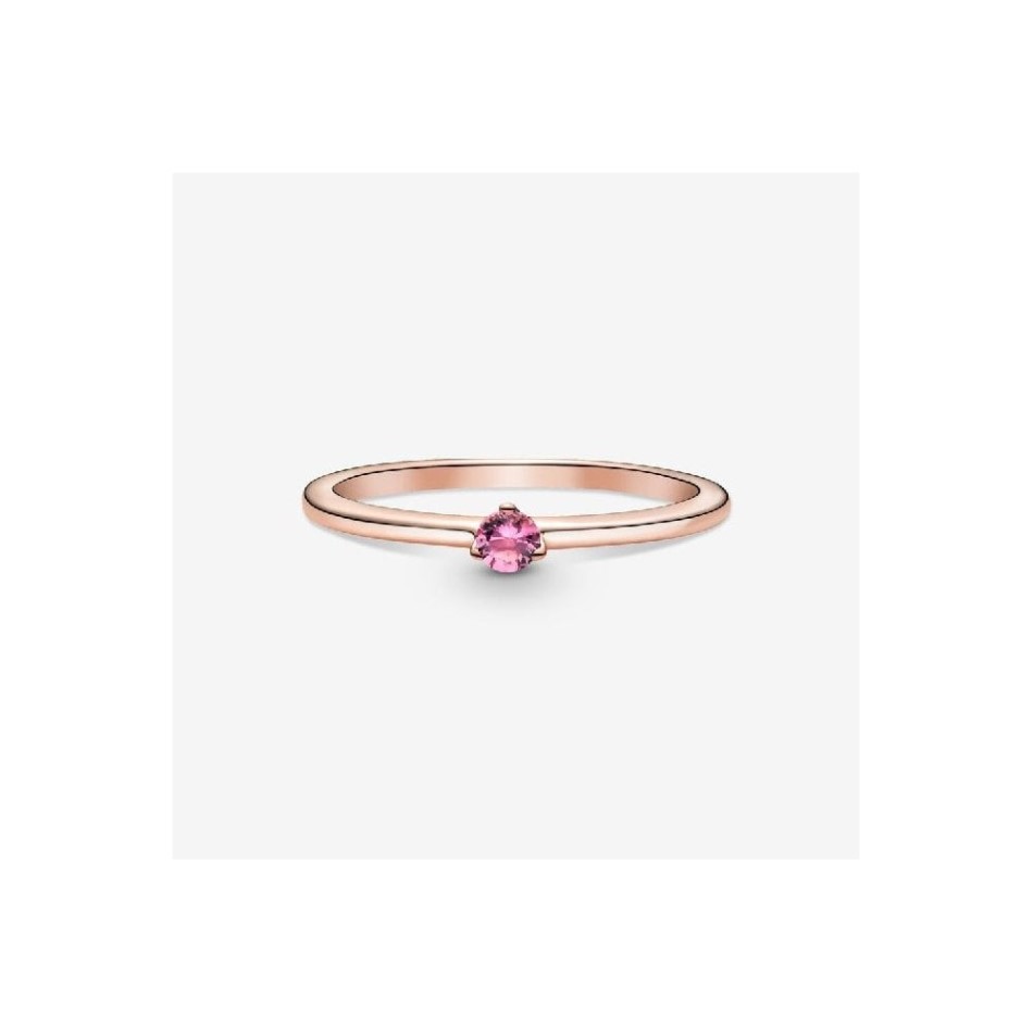 Rose Pink Pandora NZ Solitaire Ring