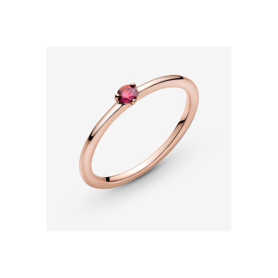 Rose Red Solitaire Ring Pandora NZ