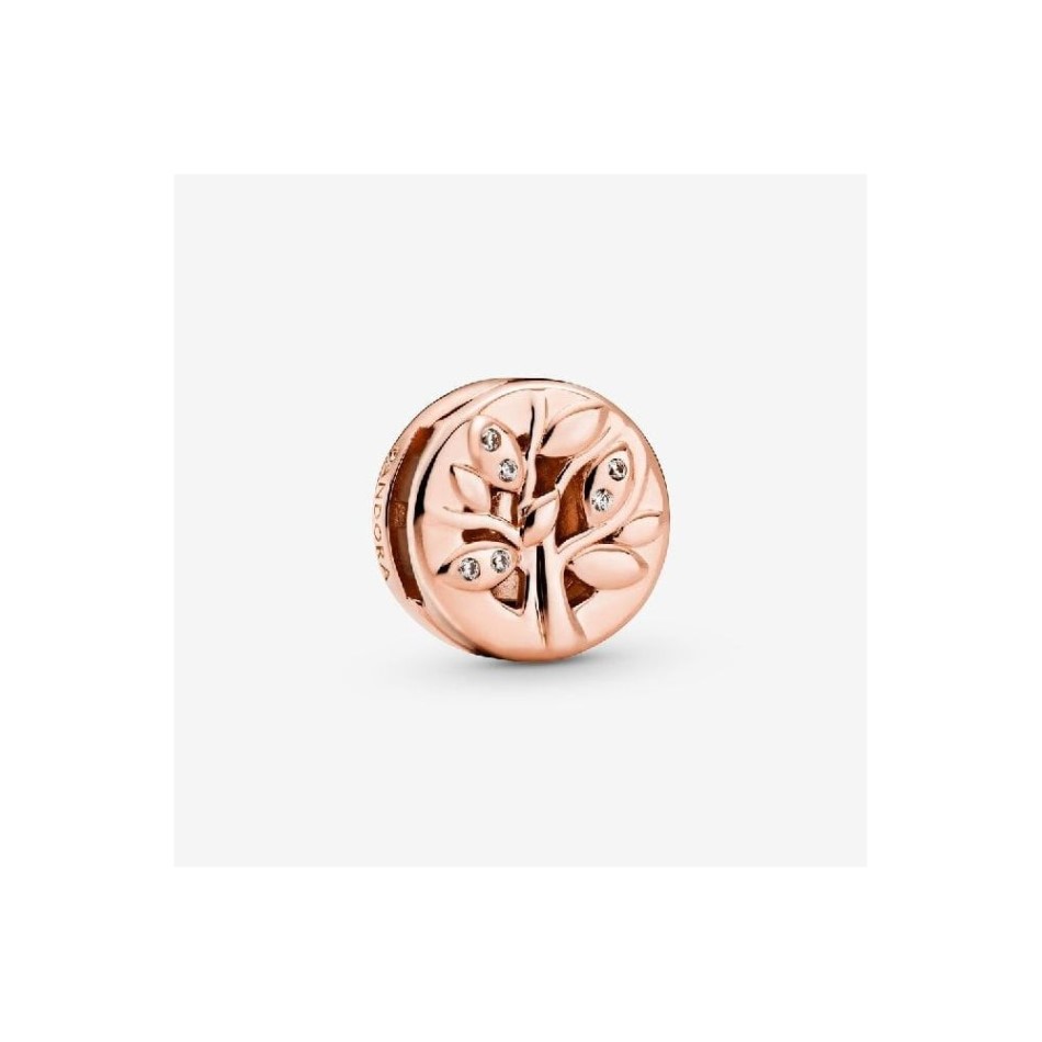 Rose Sparkling Family Tree Clip Charms Pandora NZ