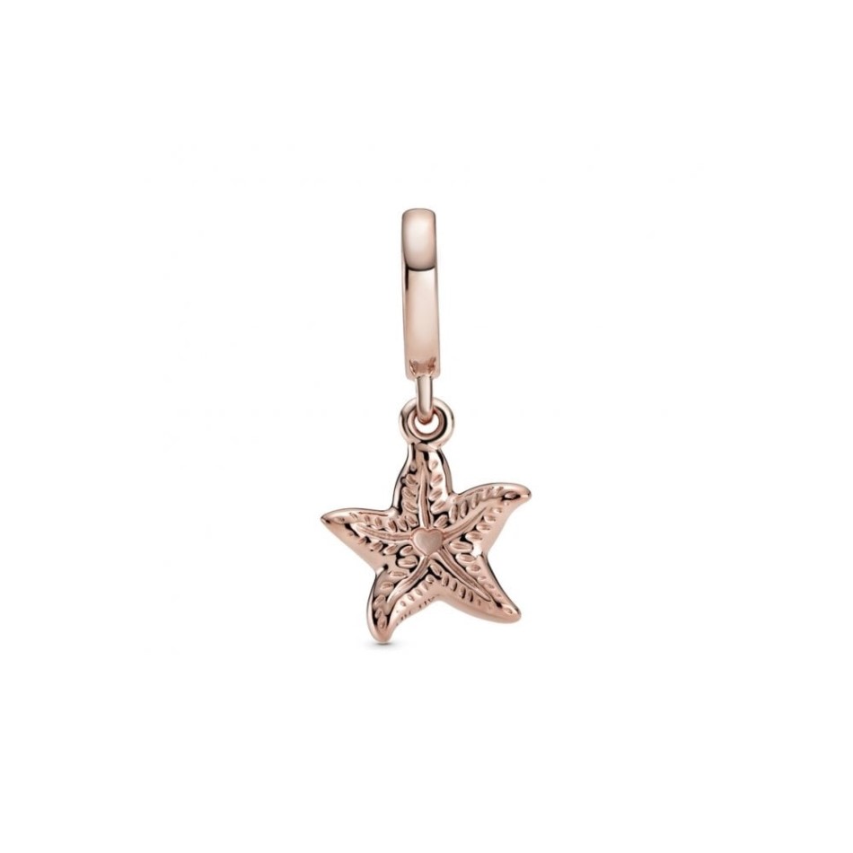 Rose Sparkling Starfish Dangle Charms Pandora NZ