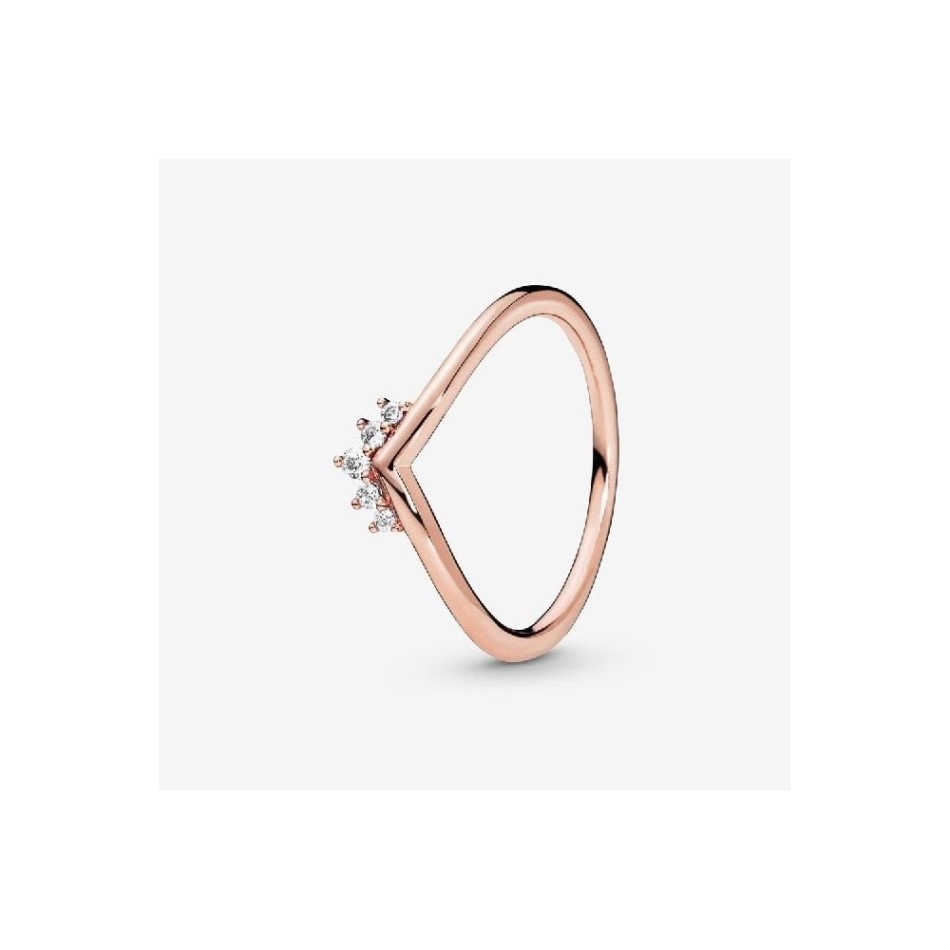 Rose Tiara Wishbone Ring Pandora NZ