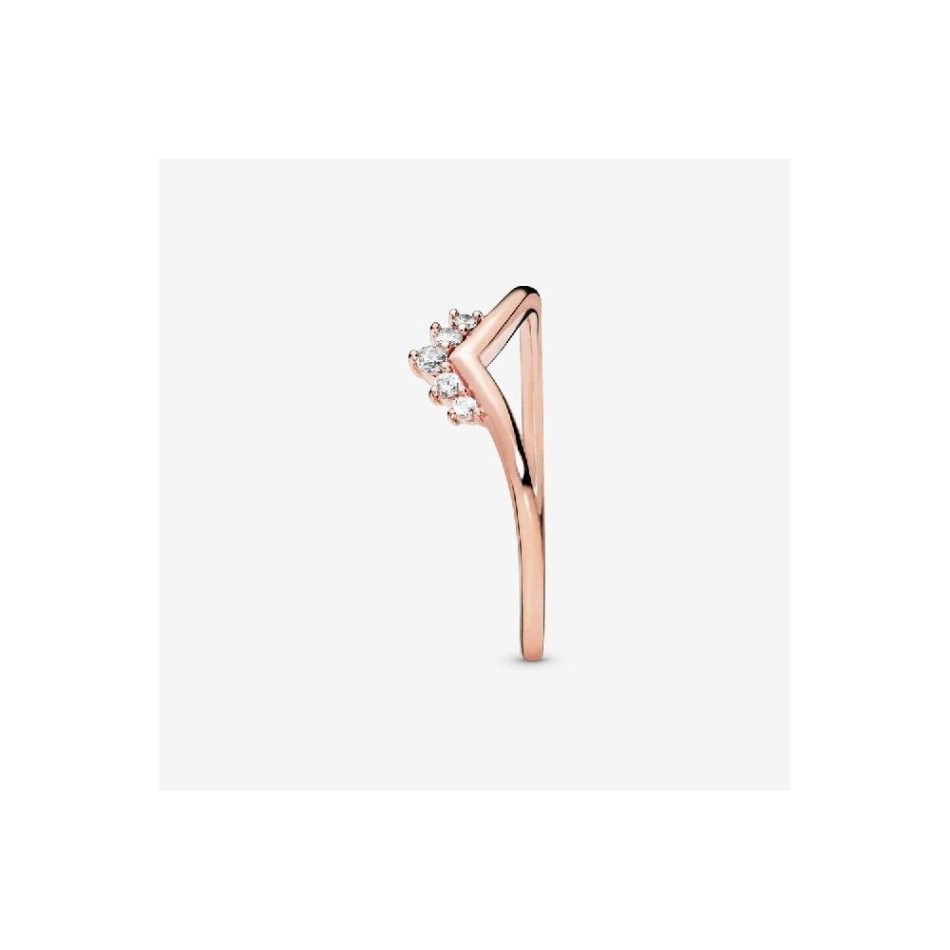 Rose Tiara Wishbone Ring Pandora NZ