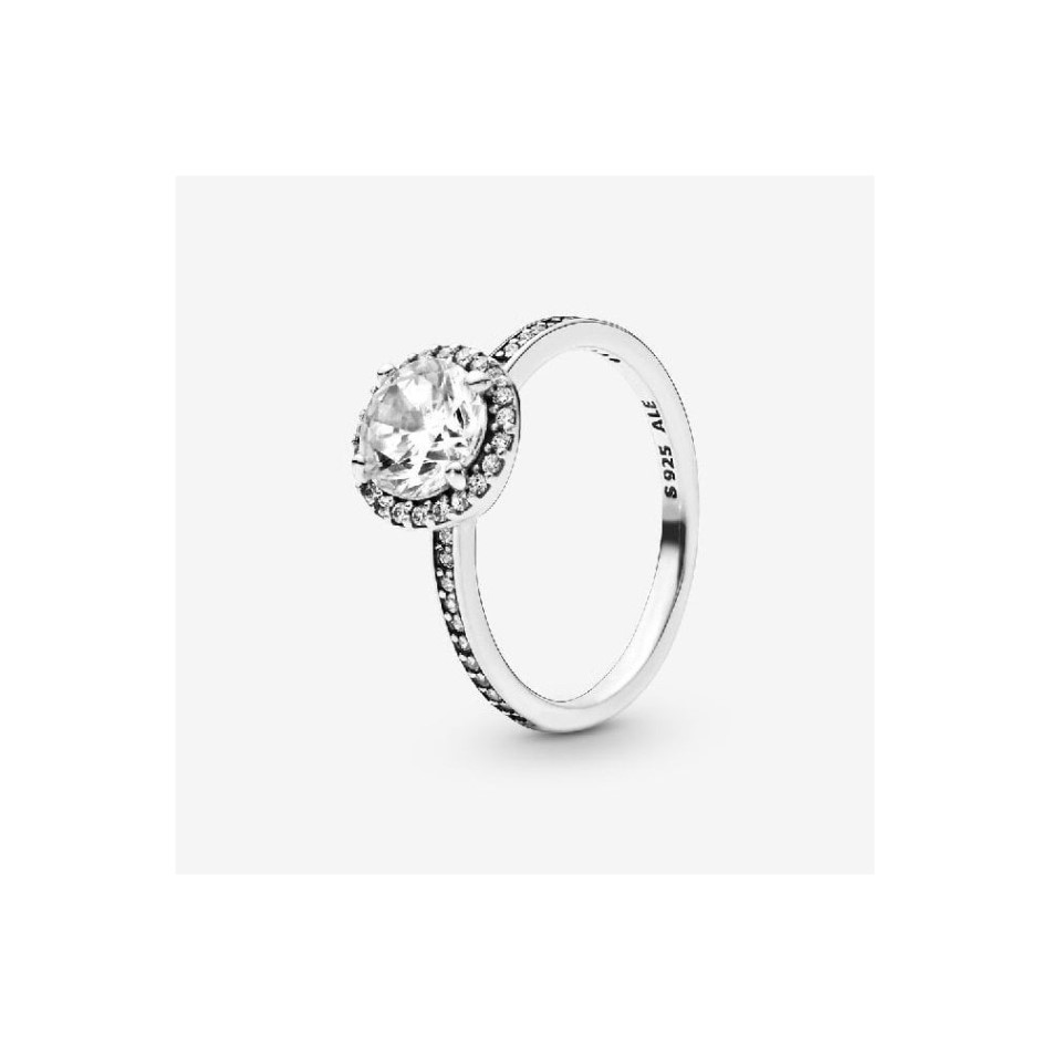 Round Sparkle Pandora NZ Fashion Halo Ring