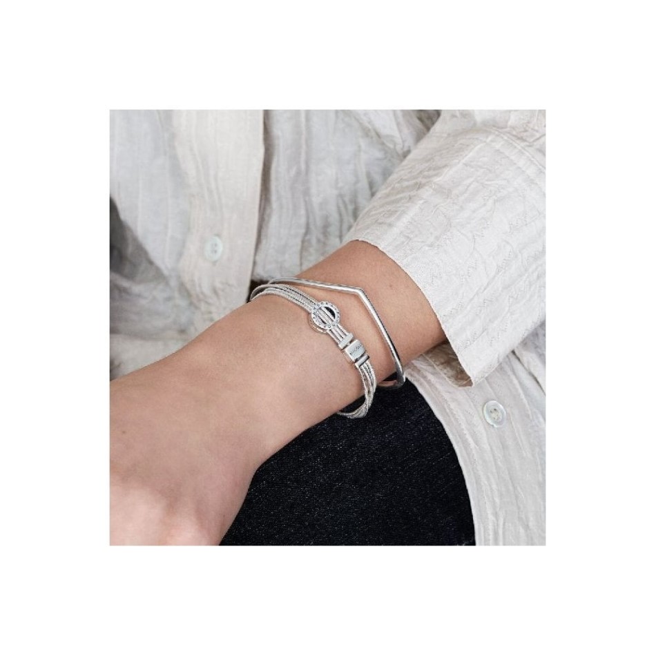 Shining Wishbone Bangle Pandora NZ