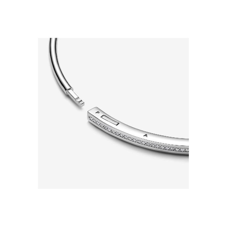Signature I-D Pave Bangle Pandora NZ