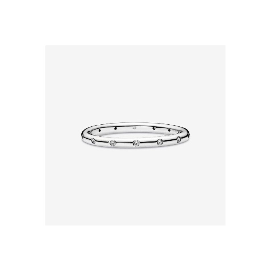 Simple Pandora NZ Brand Sparkling Band Ring