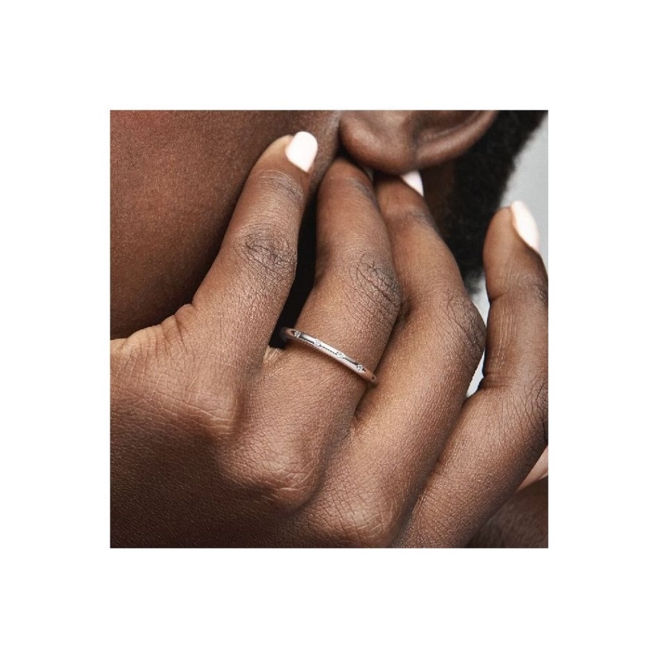 Simple Sparkling Pandora NZ Brand Band Ring