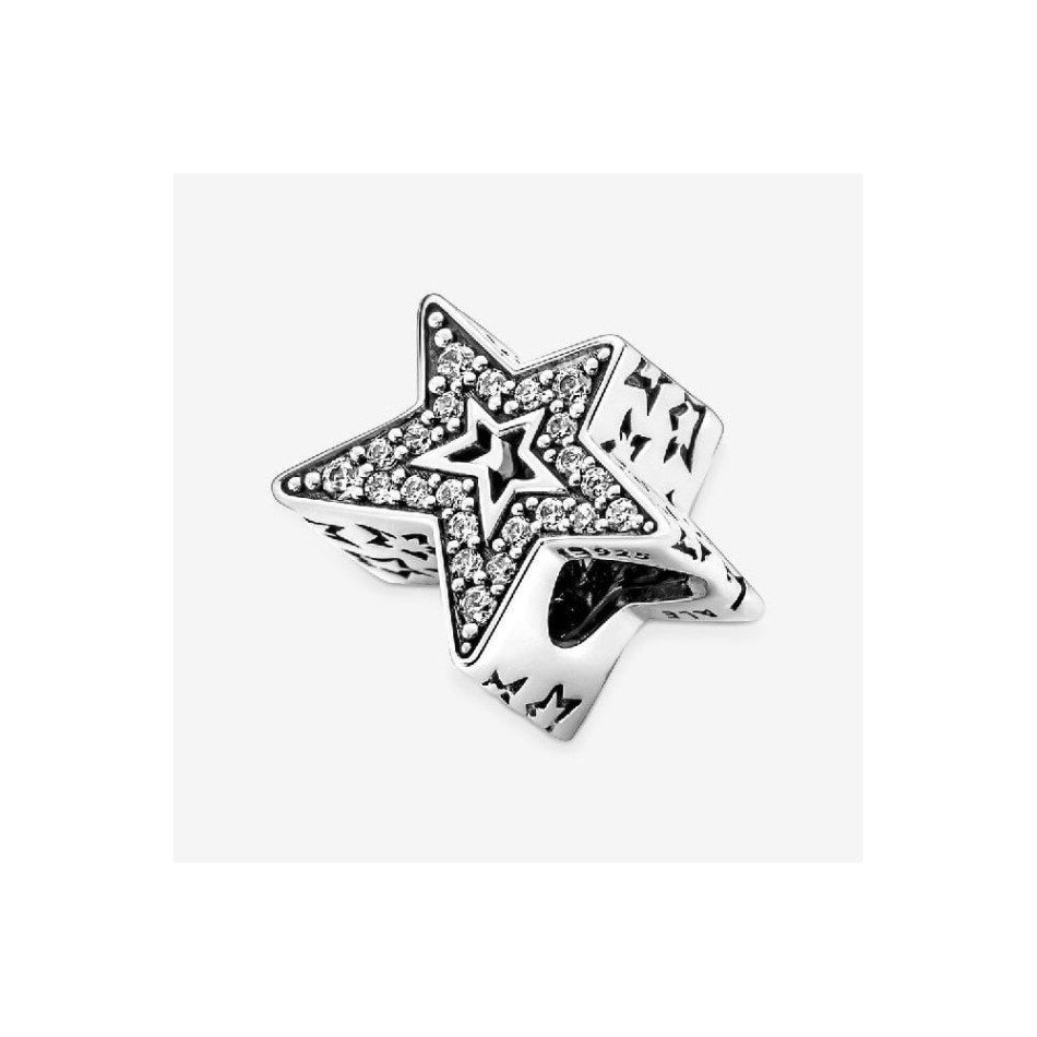 Sparkling Asymmetric Star Charm Pandora NZ